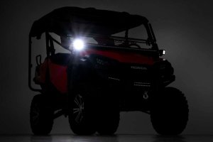 Honda Pioneer 1000-6 Deluxe Crew LED Light Kit - Cage Mount - Rough Country - 2